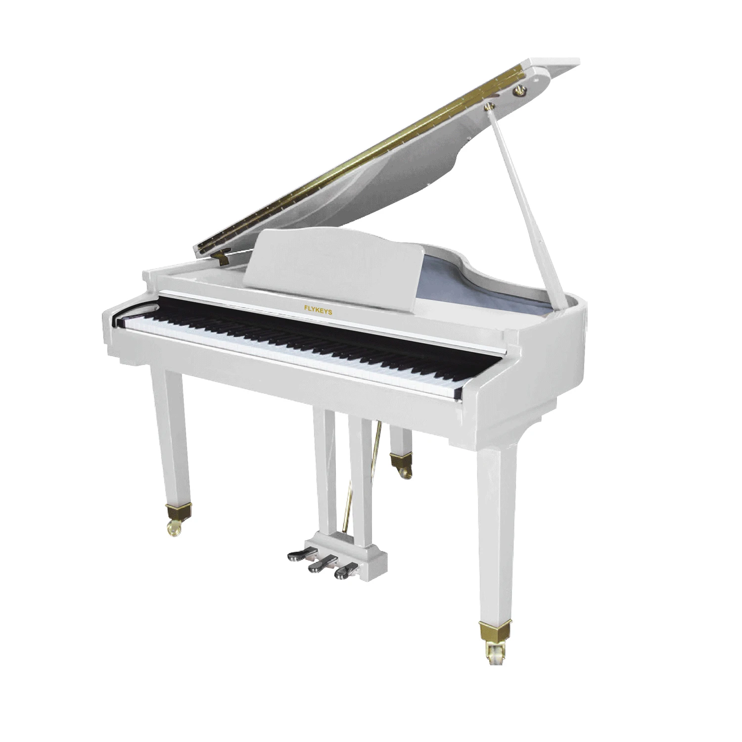 Acoustic sound Polished Concert digital Grand Piano 88 keys hammer action weighted keyboard upright Musical Instruments FGP110