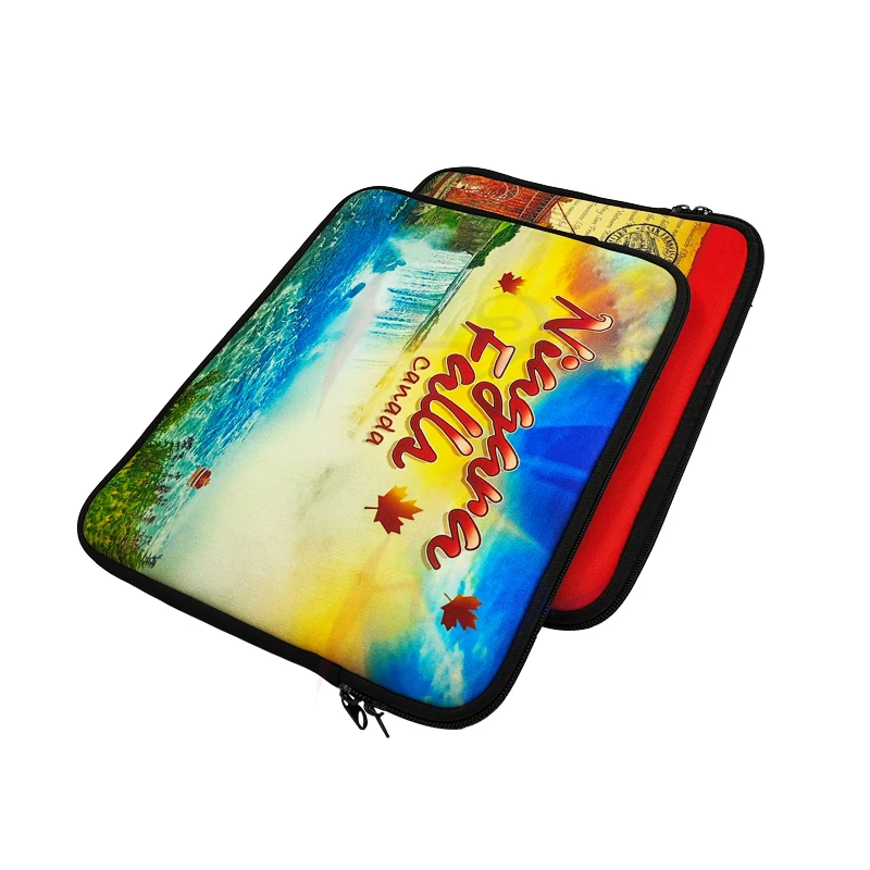 Durable Waterproof Neoprene Laptop Sleeve Bag Protection Travel Note Book Case with Zipper Briefcase Bag