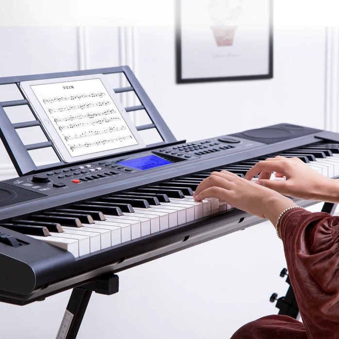  Цифровая клавиатура для пианино 73 клавиши игрушка midi электронный орган 968 детей клавиатуры музыкальное