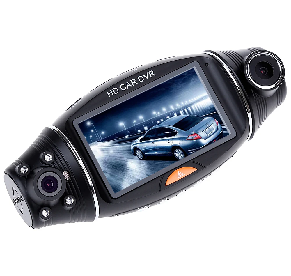 Двойной камера регистраторы видеорегистраторы для автомобилей GPS реального Full HD 1080P спереди и сзади