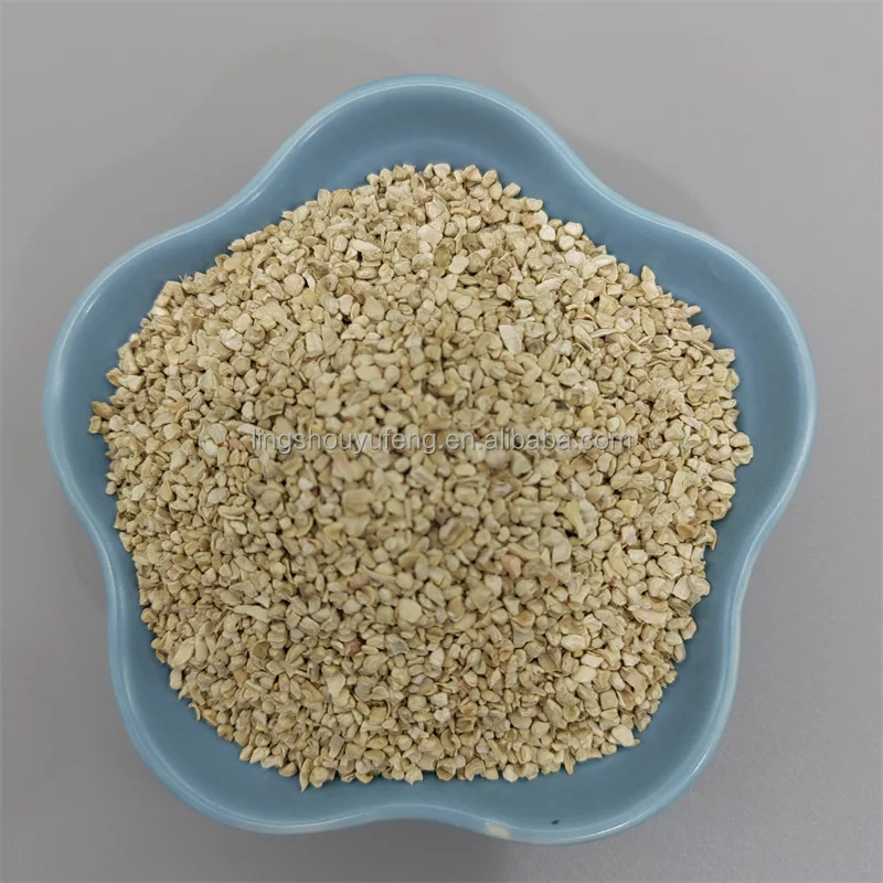 Polished corn heart pellet feed sachet filled with edible fungus culture hamster white corn cob pet bedding