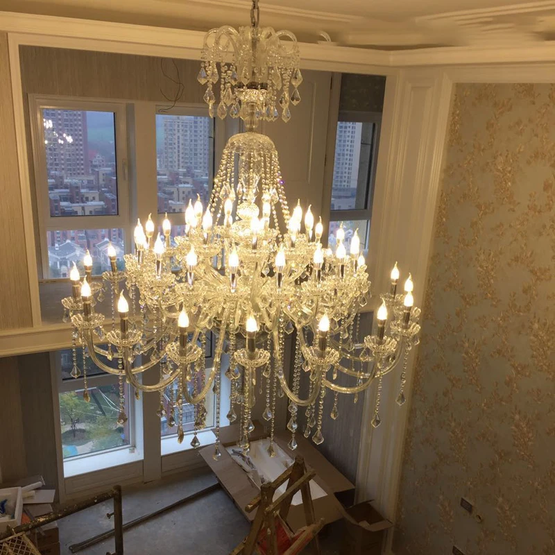 New Oval Light Luxury Postmodern Living Room Lamp Simple Creative Bedroom Dining Crystal Chandelier