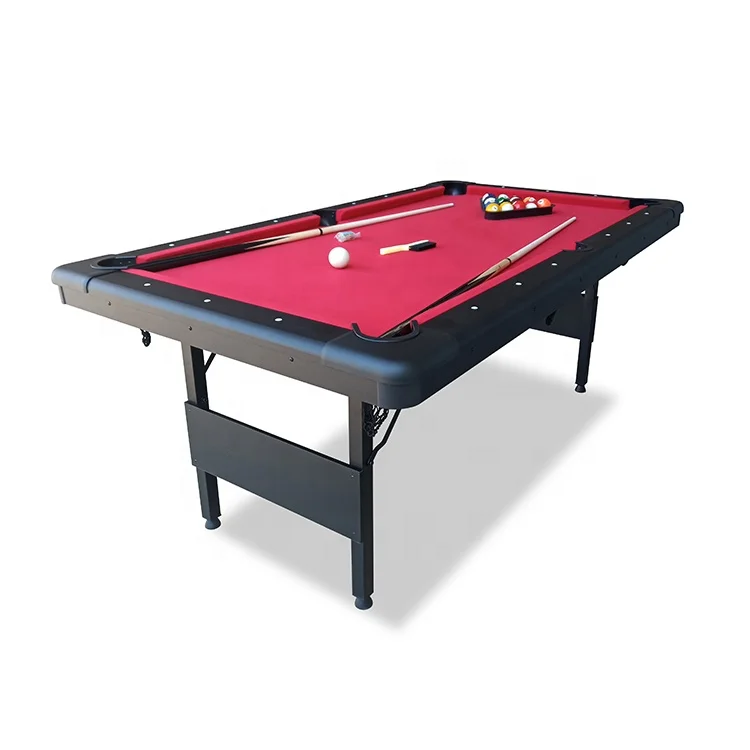 7ft Portable Slat Pool Table for Billiards Fans
