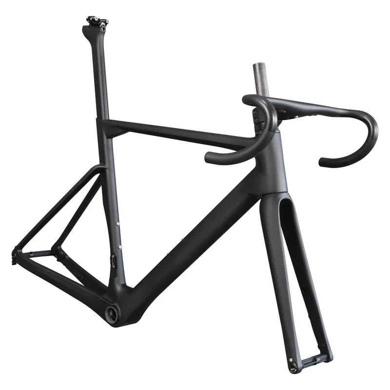 700 Aero Road Bike Frame include Seatpost Handlebar BB86 48/51/54/56/59cm Max Tire 700*25c 100*12 142*12