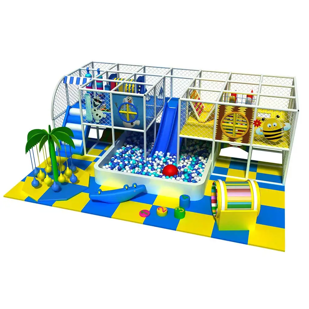 small baby indoor playground with slide soft play area kids equipment kid wood playhouse for sale