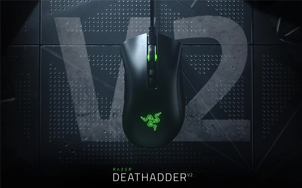 Razer DeathAdder V2 Киберспорт RGB свет кабель компьютер игровая мышь для ноутбука CF макро