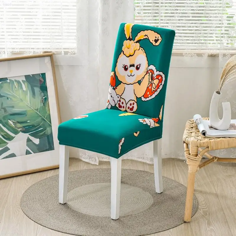 Elasticated colorful Total 2022 New Elastic Full Package Office Computer Hotel Live Stretchable Chair Cover