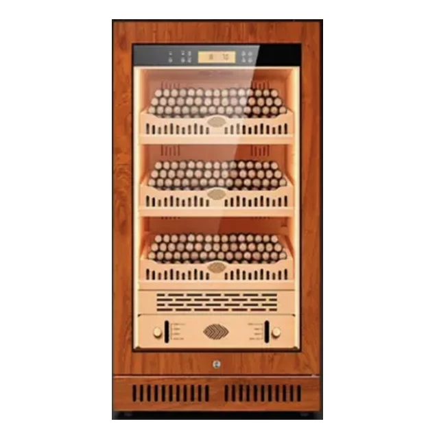 Mini Cigar Cabinet 200pcs Cigar Humidor Spanish Cedar inner Cedar shelves