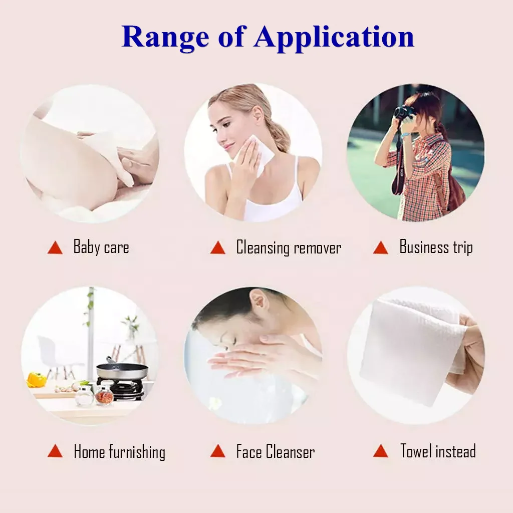 WET OR DRY Use daily cleansing facial towelettes, face Make up Remover Wipes Non Woven Cotton Towel facial clean Tissue