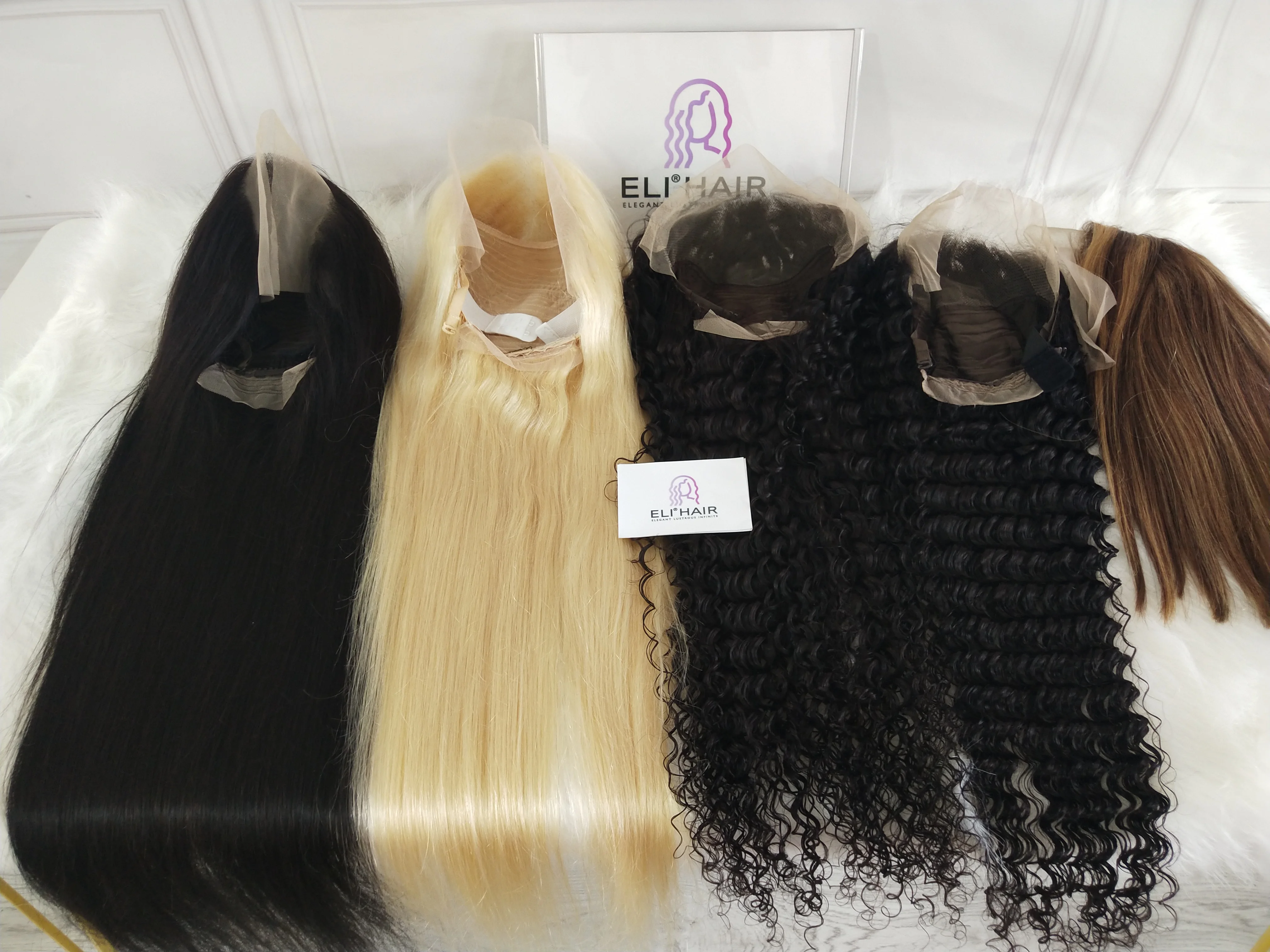 Cheap Hair Wig 360 Lace Frontal HD Lace Closure 4x4 13x4 Frontal Curly Wavy Wigs for Sale