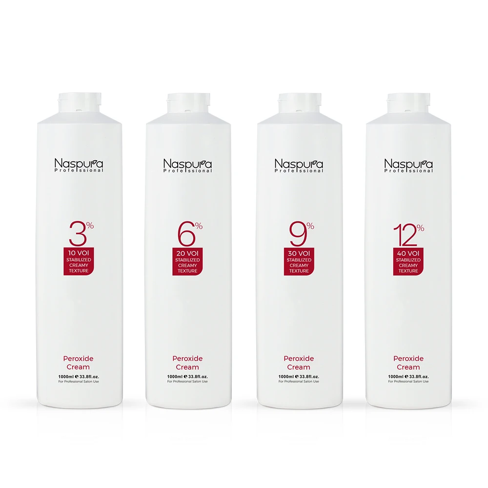 Salon hair care products peroxide cream hair developer 3% 6% 9% 12%