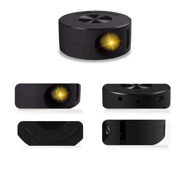 YT200 phone connect directly projector 100 inch wired mirroring mobile phone presentation equipments 4k mini projector YT200