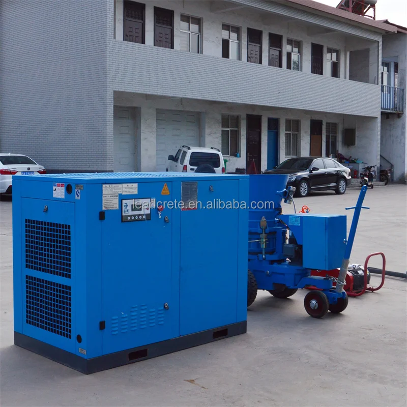 China manufacture variable frequency refractory shotcrete  gunning machine for sale