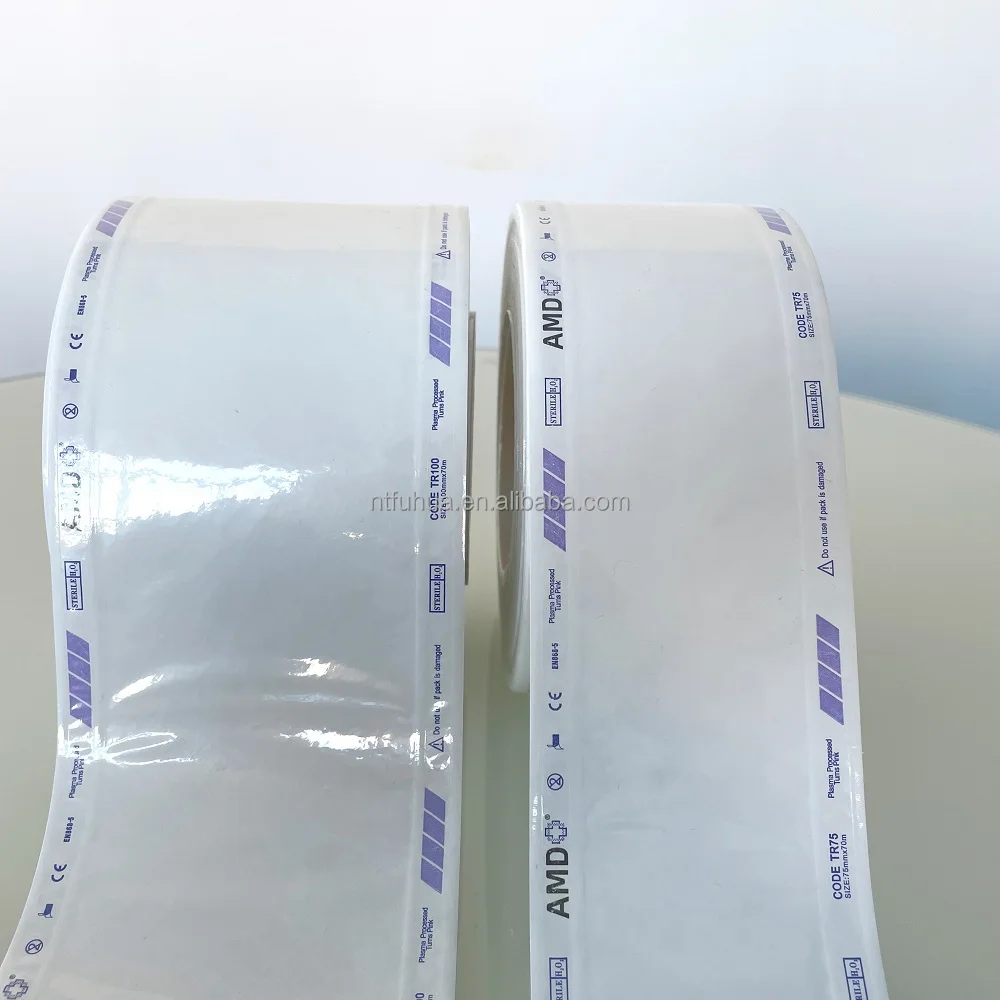 Tyvek Roll Pouch Bag Plasma Sterilization Packaging 350mm*70m