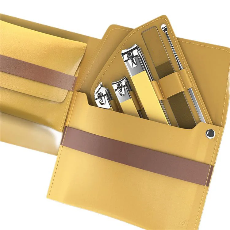 WELLFLYER MS-1070 Multicolor OEM Manicure Set Professional Nail Clippers Kit Beauty Care Tool Sharp Stainless Steel Manicure set