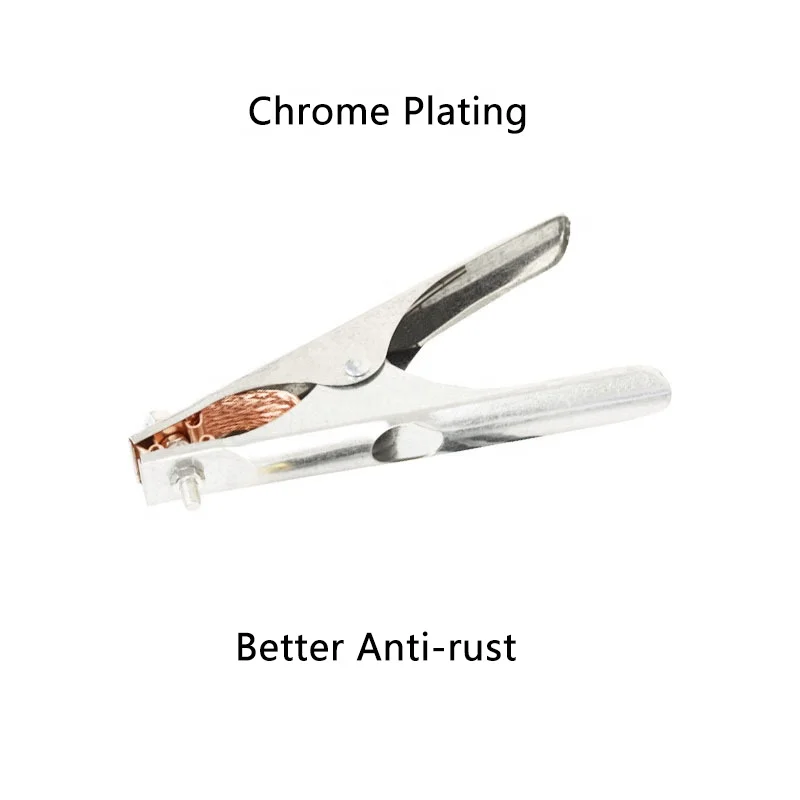 300/800A Industrial Grade All-Copper Small Electric Welding Ground Clamp Anti-Ironing Electrode