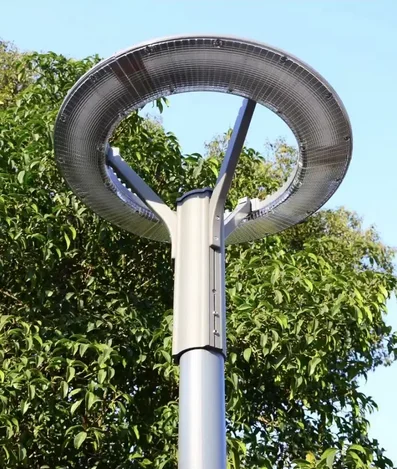 ETL Listed 150lm/w IP65 waterproof Dusk To Dawn Photocell 50W 80W 100W 150W LED Post Top Light for Garden Walkway Yard Street