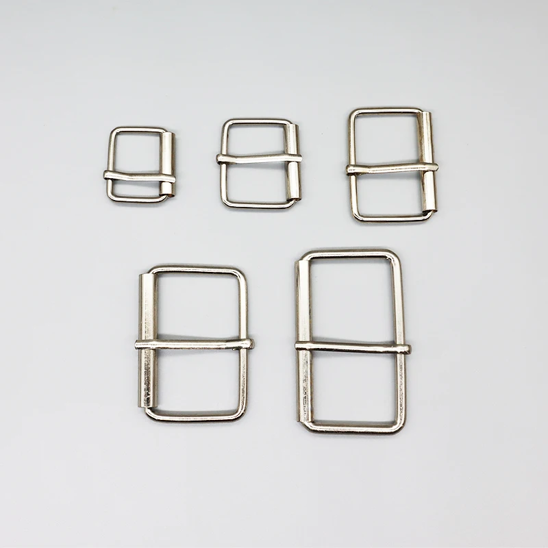 20mm Nickel-Coated Metal Pins Clip Buckles with Fabric Decorations for Belt Bag Garment Accessories
