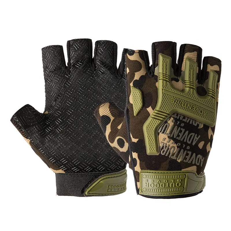 tactical gloves DZ904motorcycle racingg half finger wholesale custom training military sports horseriding hunting gloves