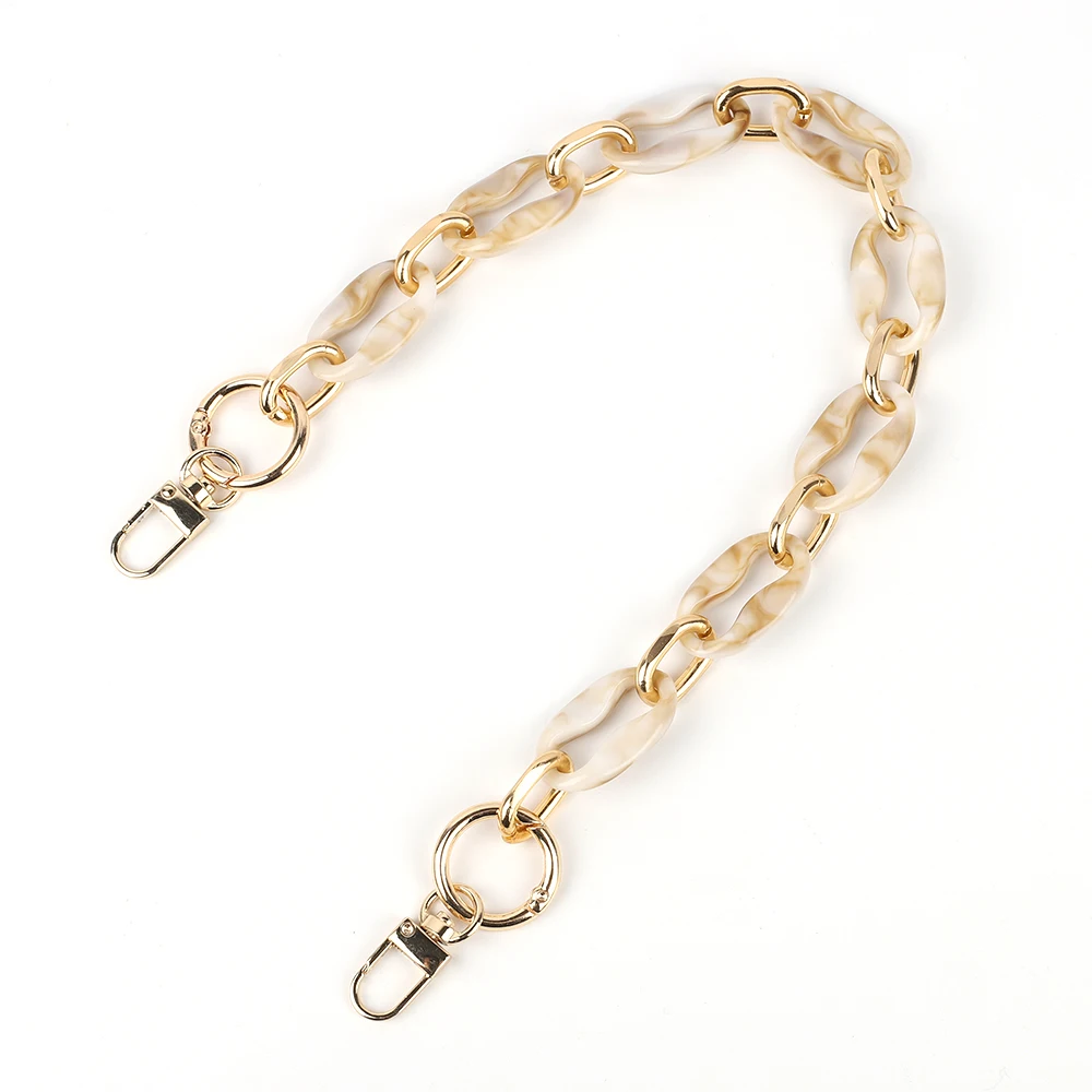 New 40/60cm Acrylic Handbag Chains Shoulder Bag Strap DIY purse Chain Resin Chains Handles Belt Parts Bag Accessories