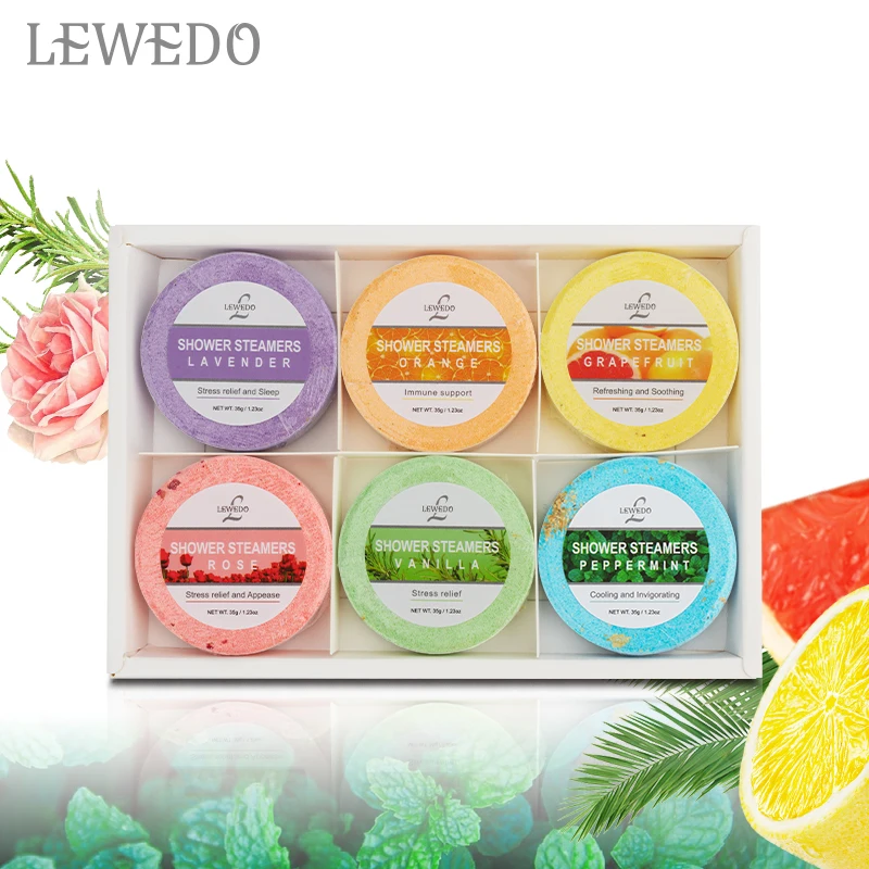 Private brand aromatherapy shower steamer professional bath bomb