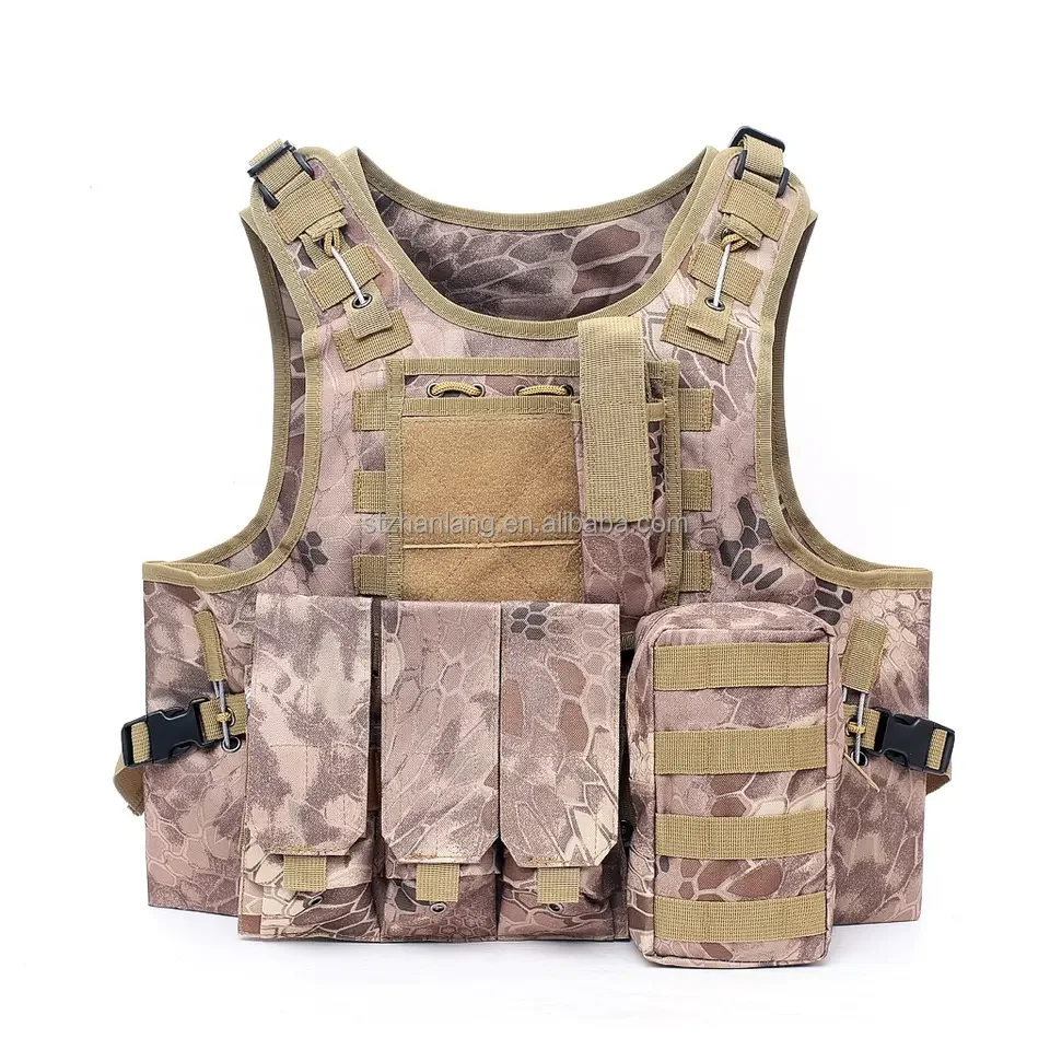 Износостойкое оборудование molle, тактический жилет-амфибия из высококачественного полиэстера