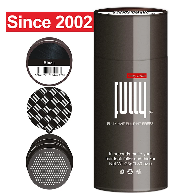 OEM Private Label Manufacturer Cover Hair Loss FULLY 2nd Generation Plant Keratin Hair Building Fibers