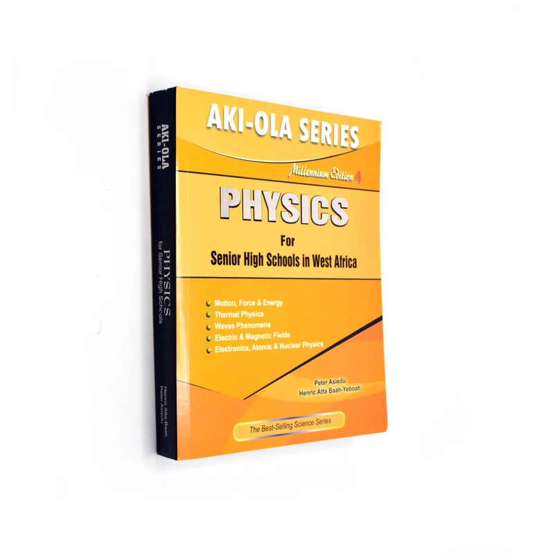 Custom Book Printing Service Softcover Text Book Full Color Educational French English Textbook