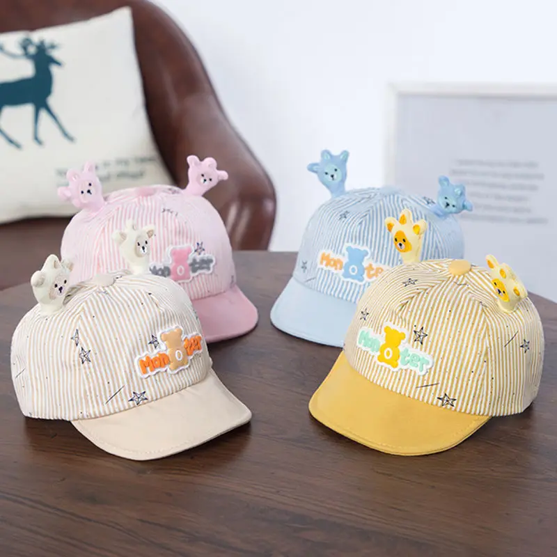 Popular new cute design peaked cap causal outside baseball hat cap baby hats & caps