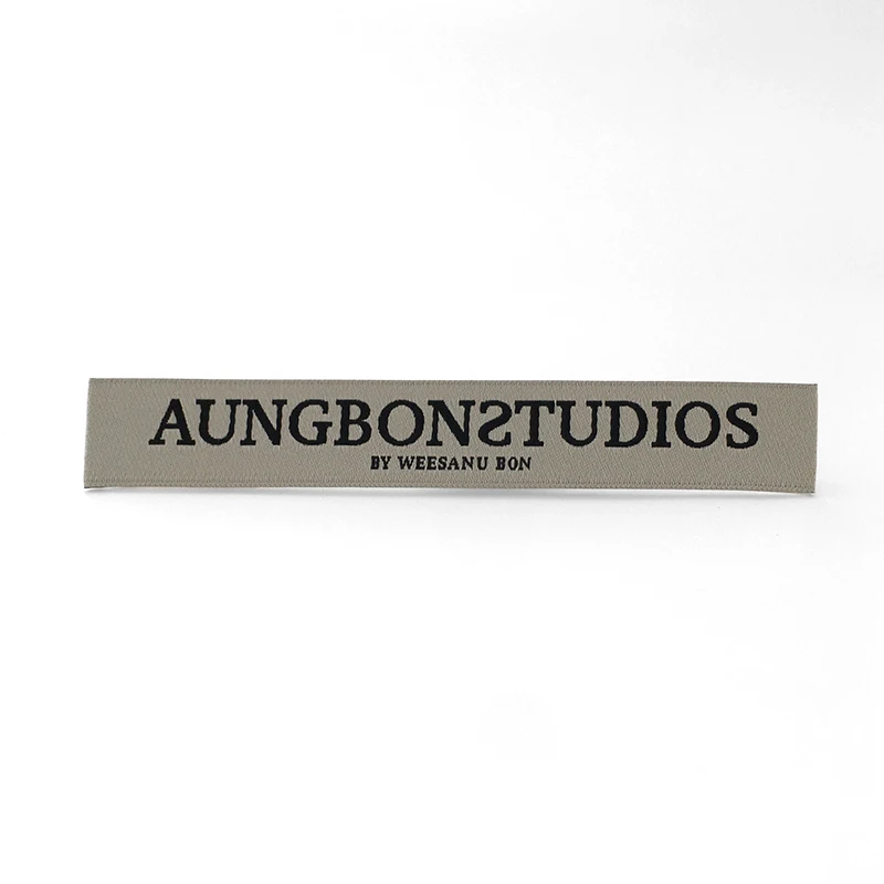 Manufacture Personal Charm Vintage Clothing Polyester Silk Woven Labels For Lingerie