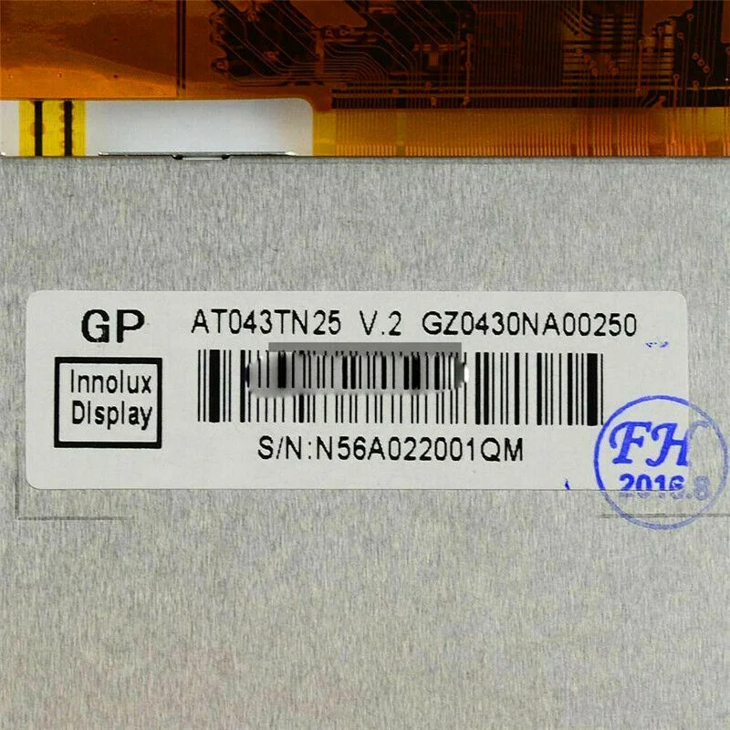 Tft Lcd Panel At043tn25 V.2 Innolux 4.3 inch 480 * 272  TFT LCD Display RGB interface module