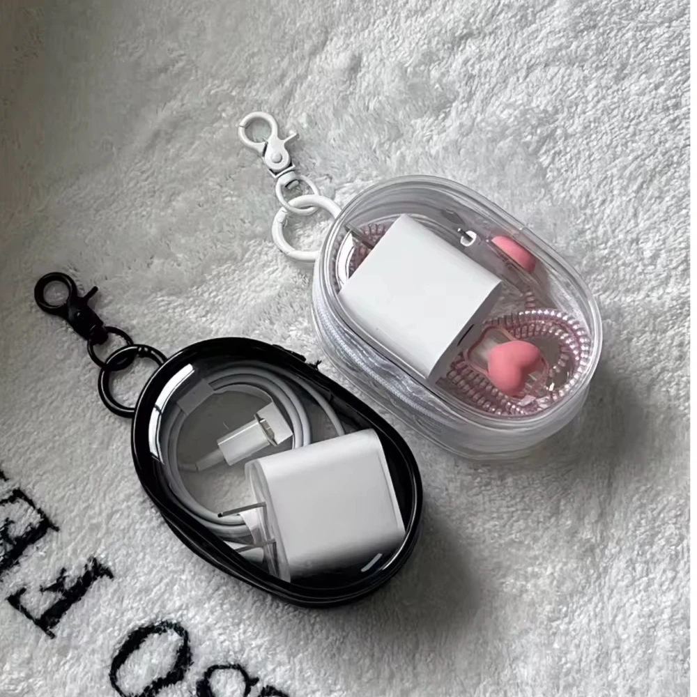 Модный ПВХ кабельный мешок для зимы весна лето-экологичный водонепроницаемый кабель Организация сумка хранения