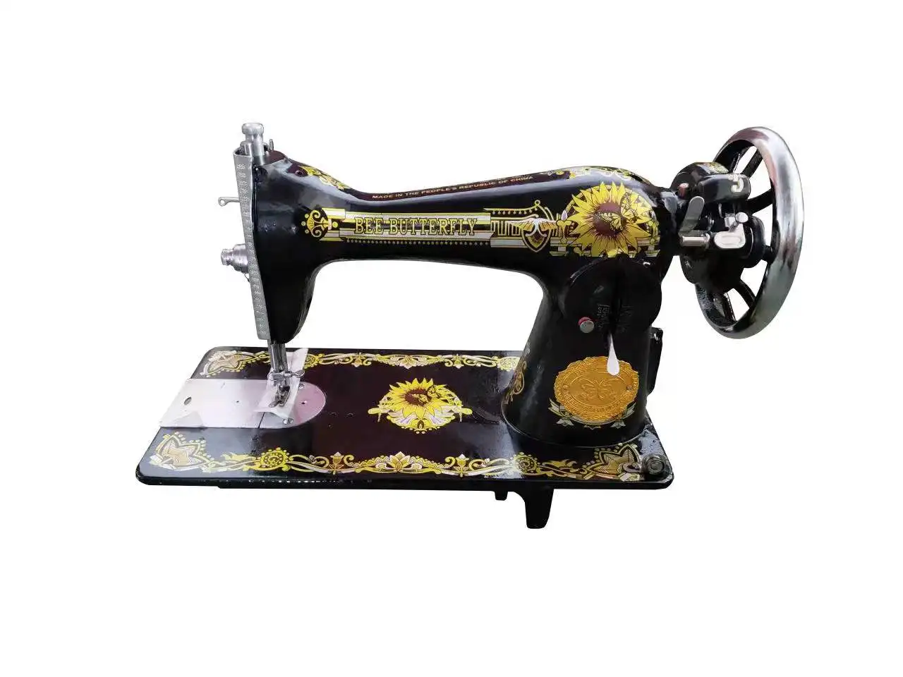 High Quality Vintage Old Style Household Sewing Machine Manual Sewing Machine with Bee Butterfly brand