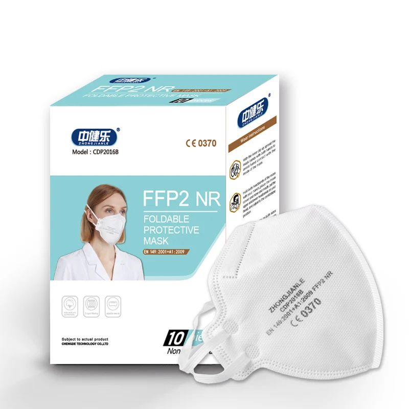 ZHONGJIANLE KN95 Face Mask Safety Ffp2 Ffp3 Mask in Stock 2020 Trending High Quality Factory Price Disposable Cotton