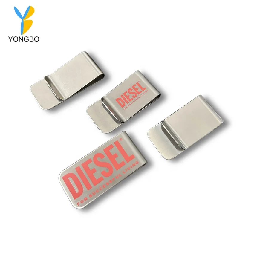 Custom Money Clip Personalized Engraving Logo Money Clip Bank Card Wallet Decoration Men Accessories