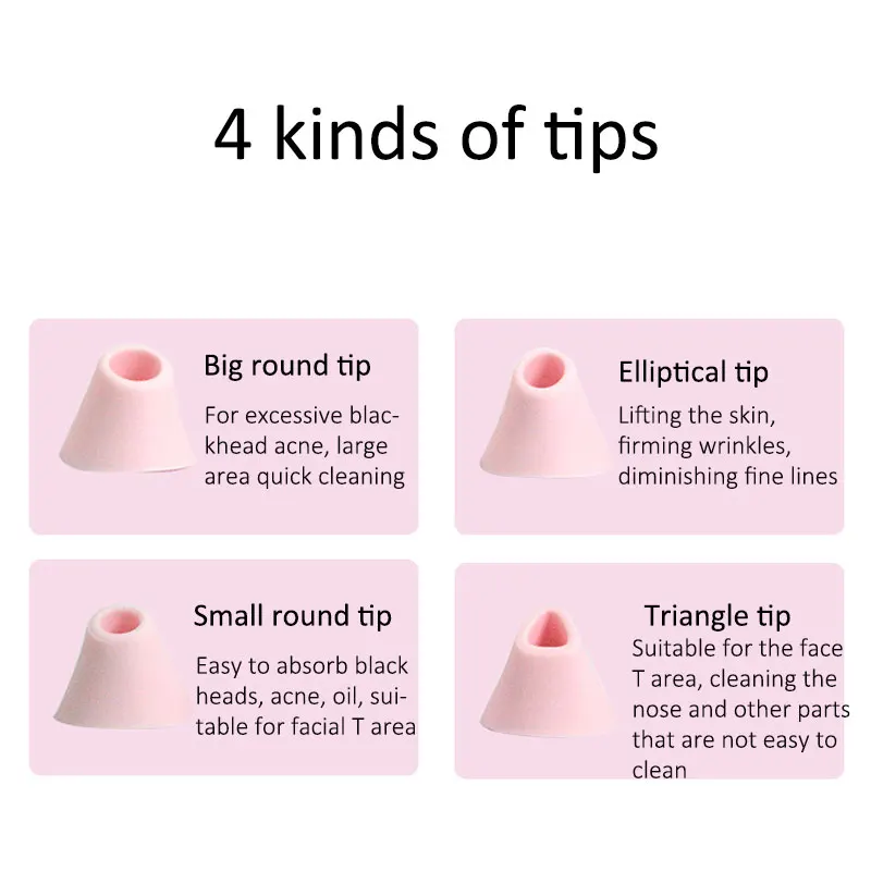 Dropshipping New Electric Black Head Remover Face Vacuum Cleaner Electronic Cleansing Skin Spots Removal Pore Cleaner Instrument