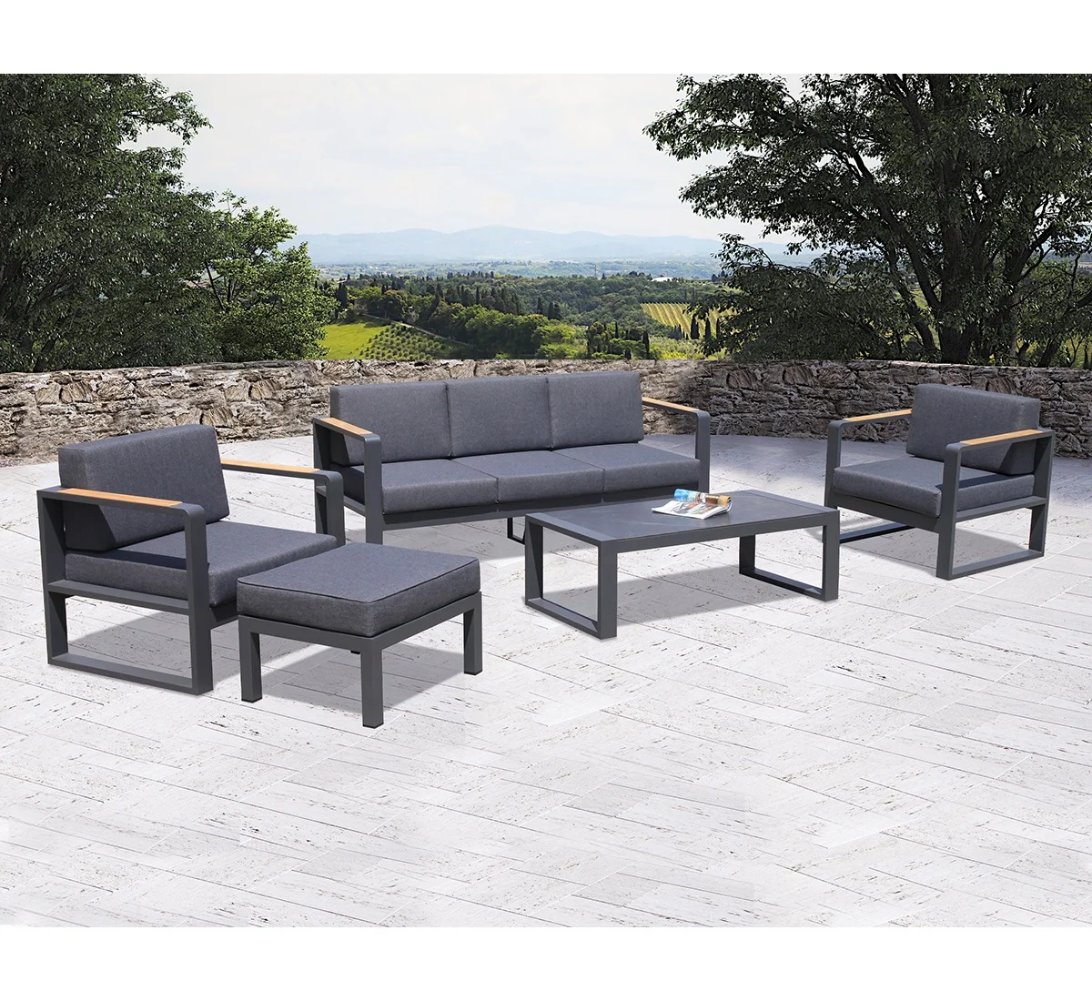 JN commercial garden sofa set luxury outdoor furniture  hotel outdoor furniture