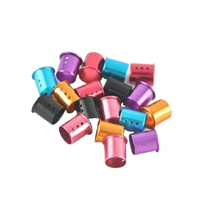 GSF-ATR 1214  Pigeon Foot Aluminum Rings Band 2024 Multi-color Bird Leg Ring With Hole For Sale