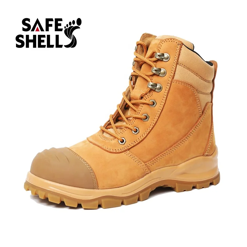 Австралийская защитная обувь из нубука с верхним слоем и широким стальным носком