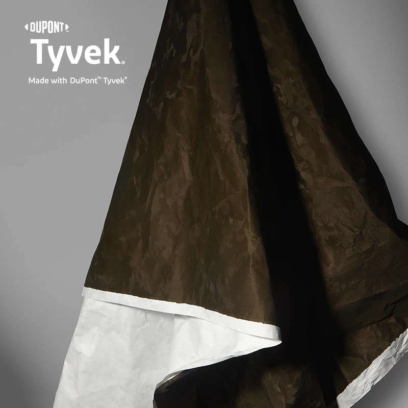 Dupont Soft Tyvek Camouflage Pattern PU Coated Tyvek Fabric Roll