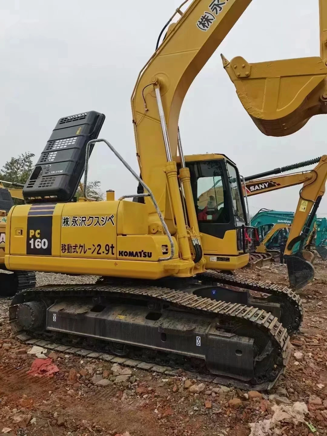 Discount Factory Outlet Best Price Machine Used Komatsu PC160 16 tons Medium Crawler Excavator In Stock.