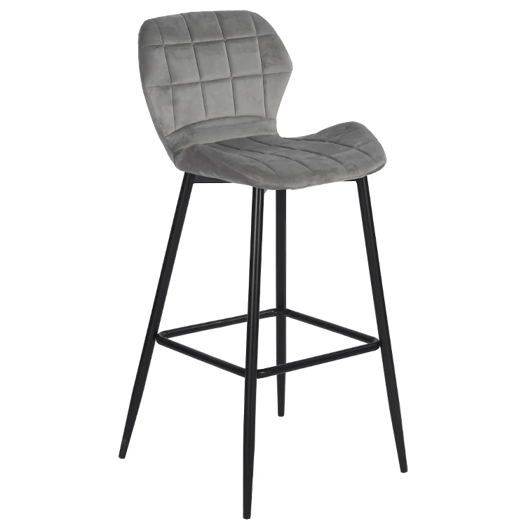 Free samle metal leg wood top bar chair modern bar stool high chair bar stools wholesale