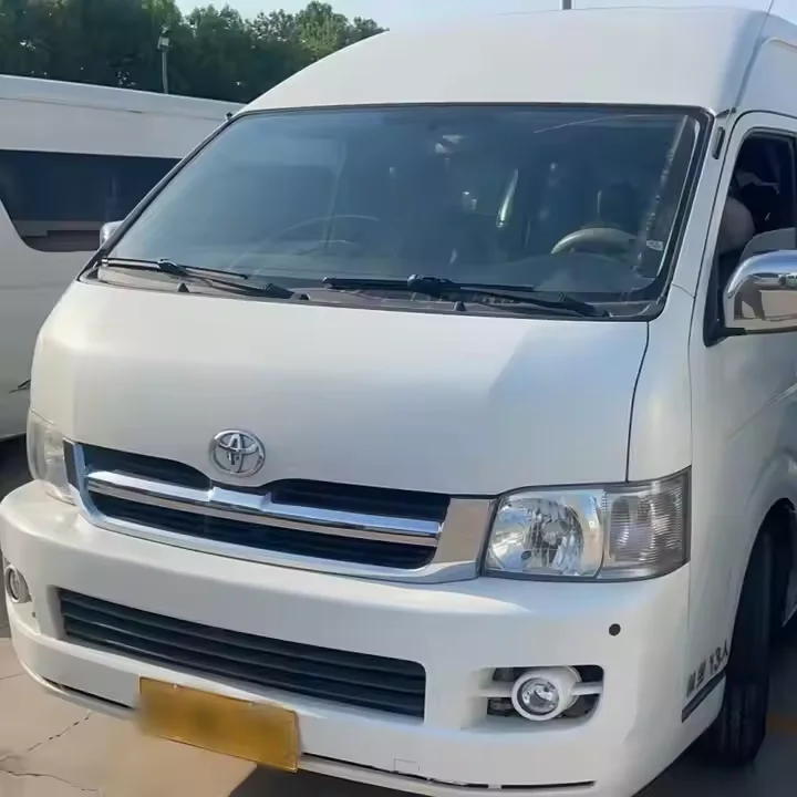 Used China toyota Hiace Mini Bus 13 Seats Van Equipped With Gasoline Engine and Ready for Adventure Sale