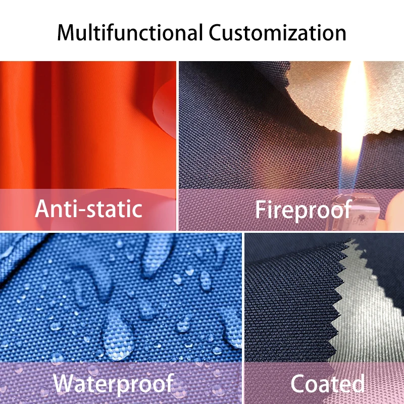 High quality 100% polyester plain twill 600D waterproof PVC coated oxford fabric for Tents, Bags, Luggage