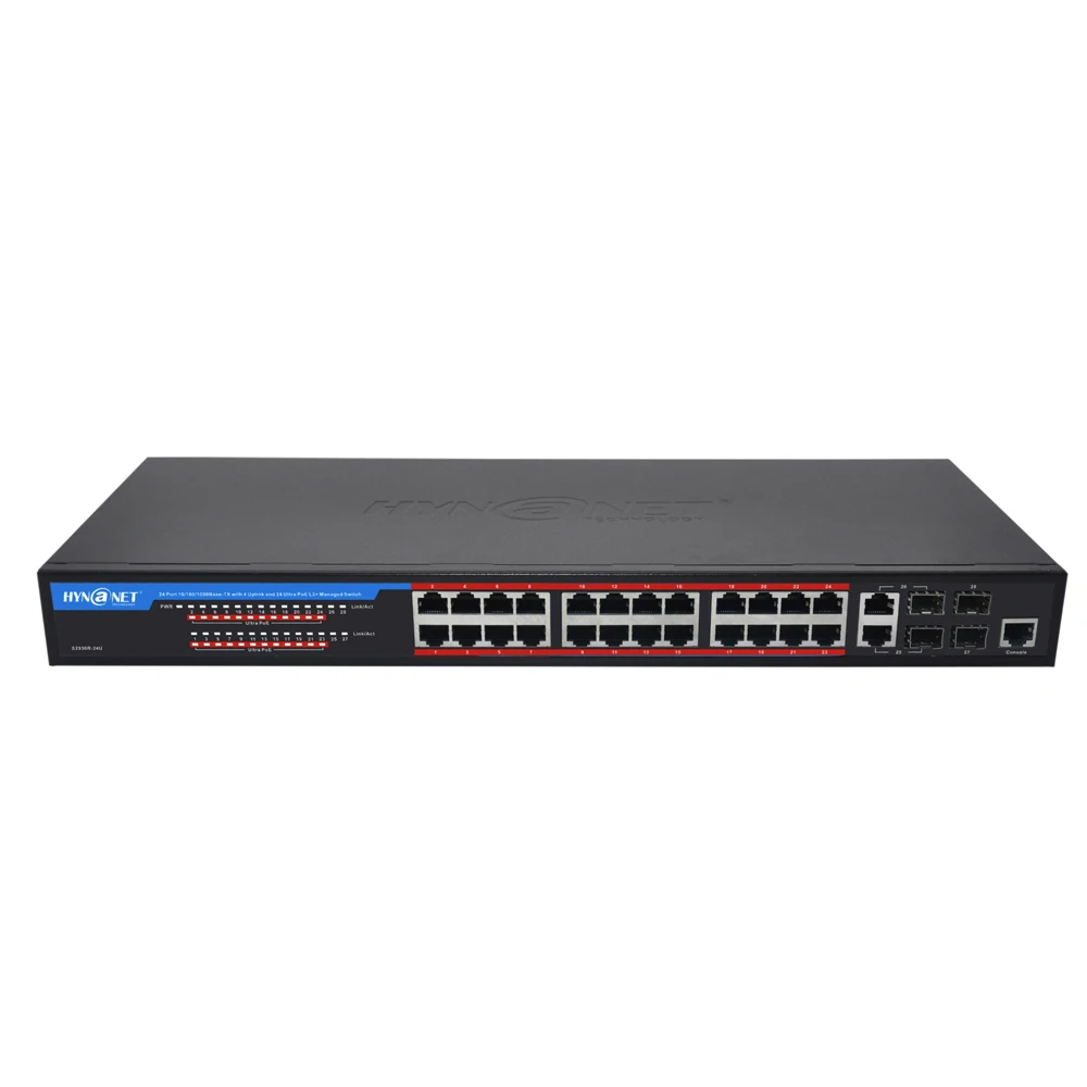 1200W 24port IEEE802.3bt L2 Managed Gigabit Ethernet network Switch
