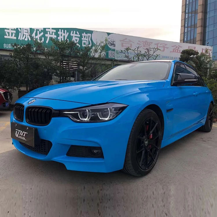 Crystal Ice Cream Blue Car Vinyl Wrap Air Self-adhesive Decoration Roll Film Vehicle Auto Stickers wrapping