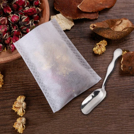 Custom Size Non Woven Fabric Heat Seal Tea Bag For Flower Tea