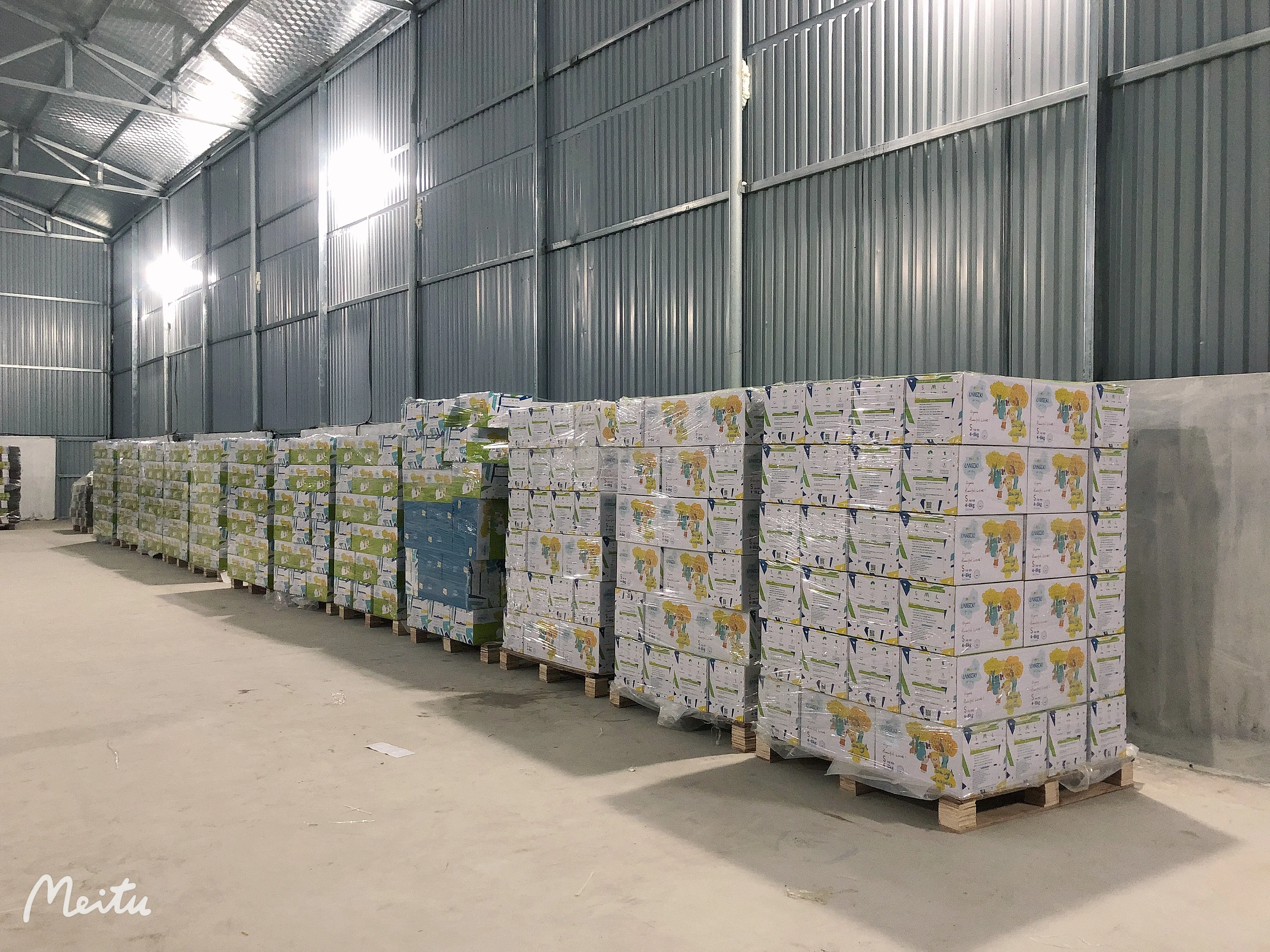 LANSEKI Korea Infant Cotton Breathable Nappies Diapers Baby Diapers In Bulk Disposable Baby Diaper