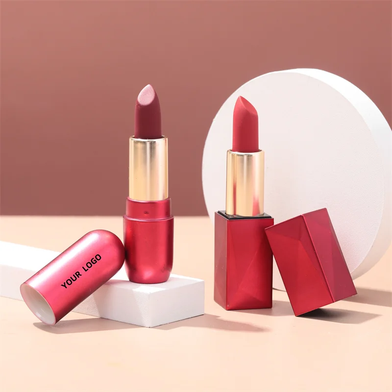 TY06 High Quality Velvet Matte Lipstick Wholesale High Pigmented Custom Logo Vegan Waterproof Lipstick