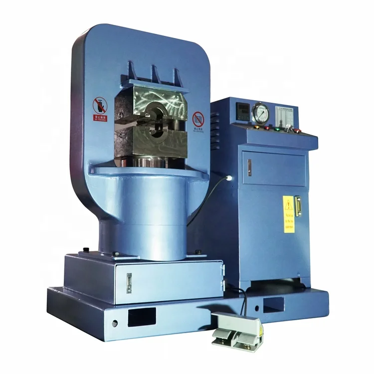 cheap 400t Hydraulic 30-36mm steel wire rope sling swaging press making machine